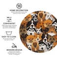 thumbnail image 4 of Disketp Dogs Different Breeds Funny Coasters,4 Pcs Leather Coasters With Holder, Perfect Housewarming Hostess Gifts,Protect Furniture From Water Marks Scratch, 4 of 9