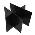 thumbnail image 2 of Armrest Storage Box Divider, Center Console Organizer Divider Easy Clean ABS Wallets Coins Holder 3Pcs/Set Black  For Car, 2 of 8