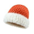 thumbnail image 3 of Tittly Winter Hats Beanie Women's Foldable Handmade Ear Warm Wool Cap Cotton Hat Knitted Hat Windproof Cold Sweat Hat Skull Caps Hats for Women B One Size, 3 of 3
