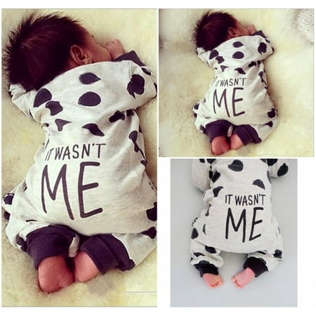 - 2016 Newborn Toddler Infant Baby Boy Girl Dot Romper Jumpsuit Bodysuit Clothes Outfits