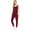 Wine, variant on Ambiance Womens Juniors Casual Jogger Jumpsuit (Black, Small)