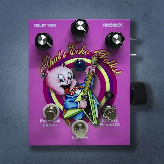 MG Music That’s Echo Folks With Pigstail Delay Guitar Pedal