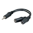 thumbnail image 1 of C2g (cables To Go) Cables To Go Value Series Audio Y-cable Mini-phone Male Stereo - Mini-phone Fem, 1 of 9