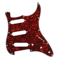 thumbnail image 1 of SSS de 3 Capas Orificios para Caparazón de Tortuga Roja de Repuesto de Straocaster shamjiam Golpeador para guitarra, 1 of 8