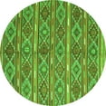 thumbnail image 1 of Ahgly Company Indoor Round Oriental Green Traditional Area Rugs, 8' Round, 1 of 1