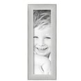 thumbnail image 2 of ArtToFrames 5" x 17" Metro Ice Silver Black Picture Frame, 5x17 inch Silver Wood Poster Frame (WOM-5247),  Pack, 2 of 7