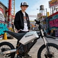 thumbnail image 4 of SYX MOTO SPRK 60V 4000W Electric Off-Road Bike for Teens & Adults, Black/Silver, 4 of 5