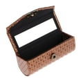 thumbnail image 2 of Etui avec Miroir - Cuir PU Rouleau à Huiles Essentielles Compact Portable - Marron, 9x3.5x3.5 cm, 2 of 8