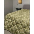 thumbnail image 2 of Agave Down Alternative Comforter, Simplistic Sketch of Tropical Cacti Aloe Motifs Pattern on Plain Backdrop, Microfiber Quilt for All Season, 5 Sizes, White and Lime Green, by Ambesonne, 2 of 3