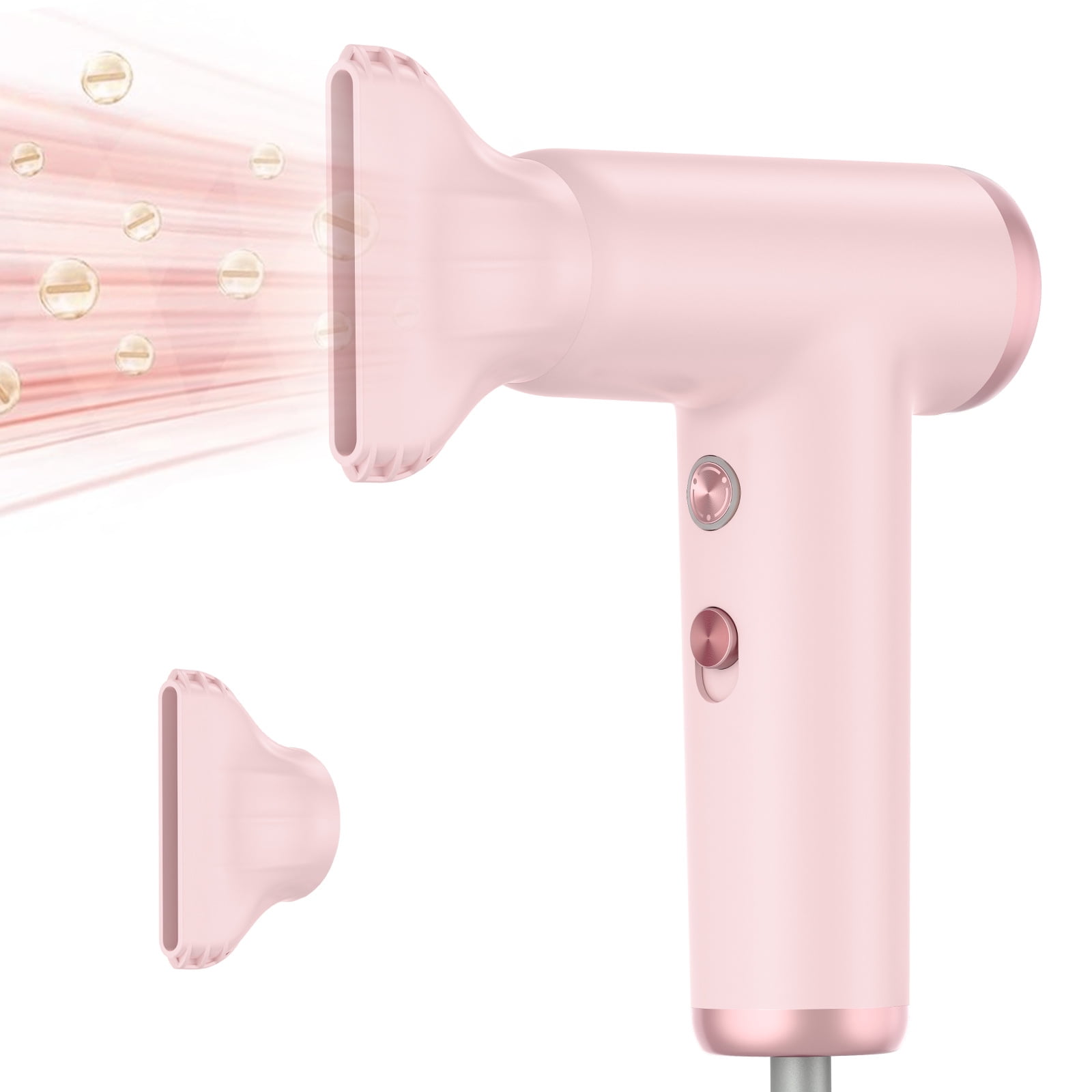High-Speed Ionic Hair Dryer with 110,000 RPM Brushless Motor, Professional Lightweight Blow Dryer for Fast Drying, Frizz Control & Shine, Includes Magnetic Nozzle