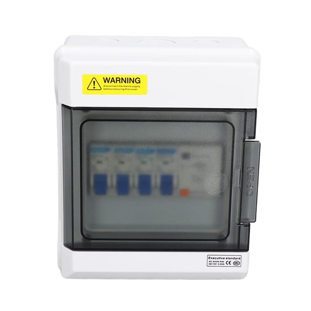 Disyuntor de la unidad de consumo, disyuntor de la unidad de consumo Caja de fusibles de 3 vías estilo AU 230 V 63 A 30 mA RCD y 3 MCB (6 A y 16 A y 32 A)