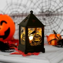 Arghm LED Pumpkin Halloween Light Handheld Lantern,4.13 Inch,Indoor Outdoor Decoration,Battery Powered Prop