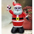 thumbnail image 3 of Papá Noel inflable navideño AJY de 1,2 m con luces y accesorios, 3 of 7
