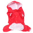 thumbnail image 4 of Ropa de con Capucha Impermeable Reflexiva Impermeable Del Animal Doméstico Del Perro - Rojo, XXL Rojo XXL jinwen Impermeable del gato del perro del animal doméstico, 4 of 5