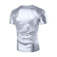 thumbnail image 3 of IROINNID Men's Ethnic Style Printed Short-sleeved V-neck Base T-shirt, 3 of 7