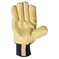 thumbnail image 2 of Insulated Grain Pigskin Leather Palm Work Gloves, Palomino/Blue Pinstripe, 2 of 3