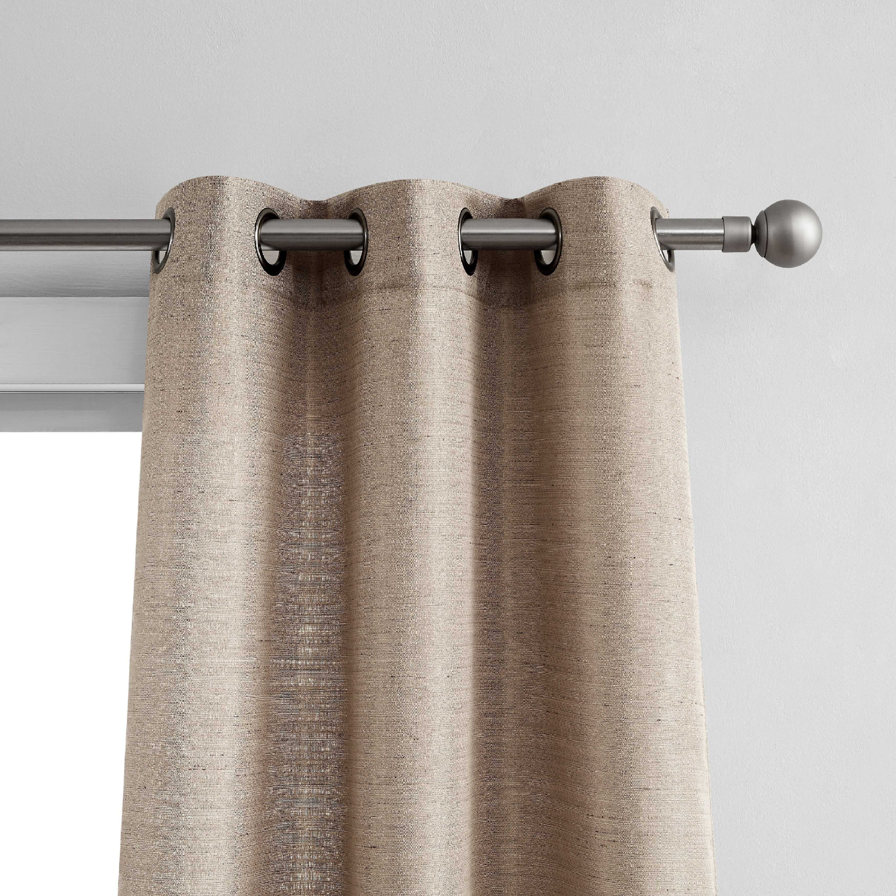 TRIBECCA home Traditional/ Grommet 2 Light Filtering Curtain Set 76 in x 84"