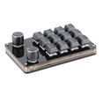 thumbnail image 1 of Programmable Macro Keyboard, Mechanical Gaming Macro Keyboard with Customized Knobs, Red Switch, One Handed Macro Keypad, Mini USB Wired OSU Keypad for Desktop PC, 1 of 7