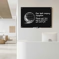thumbnail image 6 of Maxtek Magnetic Glass Dry Erase White Board, 36" x 24" Black Glass Board for Wall Mounted for Classroom Home, Office Supplies, 6 of 8
