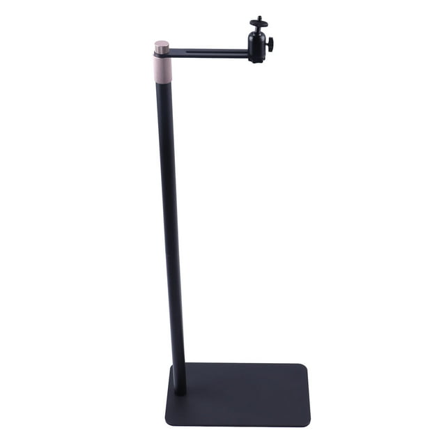 Soporte de suelo para proyector de acero al carbono, altura ajustable, oculto contra la pared, soporte de montaje para cámara, cardán, teléfono móvil