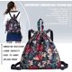 thumbnail image 3 of Drawstring Bag Backpack Lightweight Waterproof Drawstring Bag, Foldable Gym Bag for Shopping Trips, Suitable for Women, Men(Flowers), 3 of 5