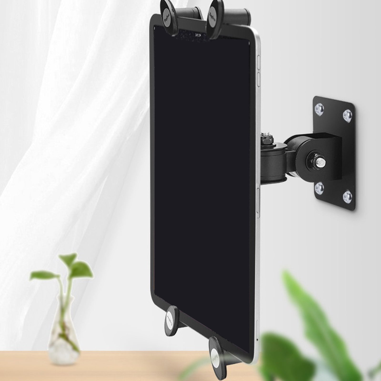 TINYSOME Long Arm Adjustable Laptop Phone Stand Metal Holder for Tablet Wall Mount