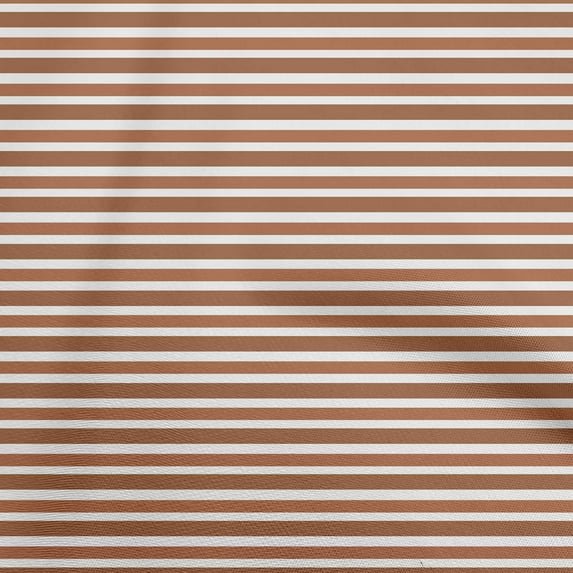 oneOone Silk Tabby Brown Fabric Stripes Sewing Craft Projects Fabric Prints By Yard 42 Inch Wide-BI