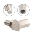 thumbnail image 2 of HLONK Sensor Oxygen Angled 45-Degree Extender Connector Bung Catalytic Spacer Cars Silver Accessories Fix Light Durable, 2 of 6