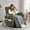 Green, variant on Leovanni Power Recliner Chair, Modern 270° Swivel Rocker Recliner Chair with USB & Type-C Charging,Upholstered Glider Chair for Living Room, Nursery, White