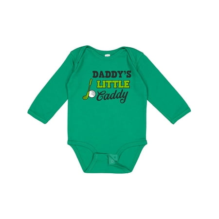 

Inktastic Daddy s Little Caddy with Golf Club and Ball Gift Baby Boy or Baby Girl Long Sleeve Bodysuit