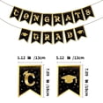 thumbnail image 2 of Graduation Decorations 2026 Congrats Grad Banner 7.09x5.12 Inch Paper Pennant Garland, Graduation Party Decoration Banner for Indoor School Celebration, 2 of 5