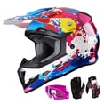 thumbnail image 1 of Casco GLX GX623 DOT para niños y jóvenes todoterreno Graffiti XL, 1 of 6