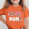 thumbnail image 2 of Zpanxa T-Shirts d'Été pour Filles Imprimé de la Fête de l'Indépendance Col Rond Manches Courtes Haut Polyester Spandex 3-4 Ans, 2 of 6