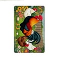 thumbnail image 4 of JML Non-Slip MicrofiberFabric & Rubber Doormat - Soft Entryway Rug for Home/Office (16"x24") - Easy Clean Door Mat for Indoor/Outdoor Use, Chickens, 4 of 6