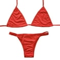 thumbnail image 4 of Lopeceal Women Halter Mini Bikini Sets Sexy Two Piece Micro Thong Swimwear Tie Side Bottom Swimsuit, 4 of 8