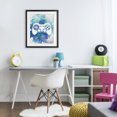 thumbnail image 3 of Stupell Industries Contemporary Blue Controller Splatter Black Framed Print Under Glass, 13 x 16, by Marcus Prime, 3 of 8