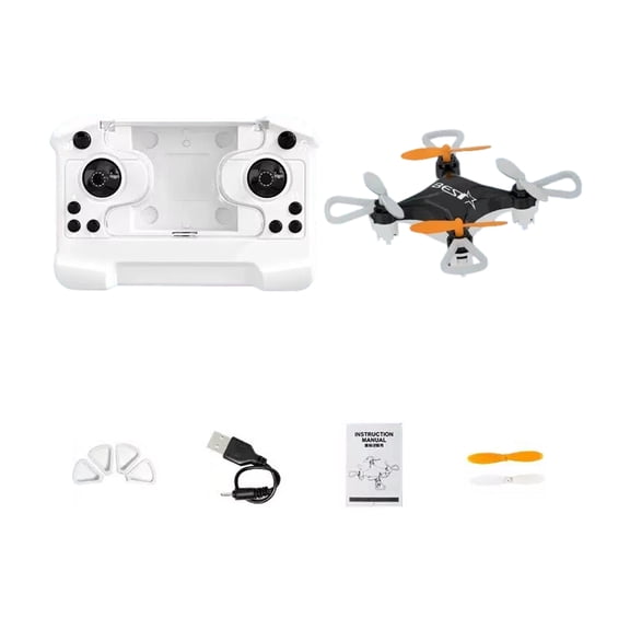 Mini Drone Toy Quadcopter RC Stunt Drone, 360° Flip Micro Flyer with Altitude Hold, Easy Takeoff/Landing, All-Ages Mini Drone Gift for Christmas, Beginner-Friendly Flyer