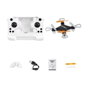 Kids Birthday Gift Drone, Nano Drone, Toys Drone, Easy Drone, 3X3X1 Inch Small Black Altitude Hold Pocket Quadcopter, Complete Accessories of 4 Protective Propeller Guards, 2