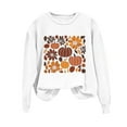 thumbnail image 3 of VKOYWKM Crewneck Sweatshirts Women Halloween Sweatshirt Funny Spooky Graphic Sweatshirts Long Sleeve Fall Pullover Tops, 3 of 8