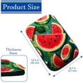 thumbnail image 4 of Watermelon Furry Printed 12.5x8.2 Inch Soft Comfortable Armrest Cover Car Armrest Pad Accessory, 4 of 6