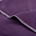thumbnail image 4 of Flxxie Velvet Soft and Cozy Body Pillowcase, Luxury Fuzzy Long Body Pillow Cover with Zipper for All Seasons, 20"x54", Purple, 4 of 5