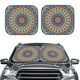 thumbnail image 2 of Balery Round Mandala Parasol para parabrisas de coche de 2 piezas | Parasol plegable para parabrisas delantero de coche para la mayoría de sedanes-Medium, 2 of 6