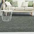 thumbnail image 7 of BNM Indoor/ Outdoor Multihued Rug, 5' x 8', Green- White, 7 of 7
