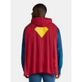 thumbnail image 4 of Superman, Men's & Big Men's Halloween Cosplay Hoodie, Sizes S-3XL, 4 of 5