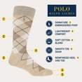 thumbnail image 2 of Polo Ralph Lauren Mens Pattern Dress Socks - 3 Pair Pack Soft Lightweight Cotton Comfort Argyle Crew, Navy, Bright Navy, 6-12.5 US, 2 of 3