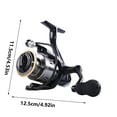 thumbnail image 4 of ddioayh Liquidation Équipement de Pêche Roue de Pêche Roue de Spinning Tout Métal Biseaux CNC Canne de Mer Roue de Rocking Roue de Spinning Longue Route Asiatique Roue de Poisson, 4 of 5