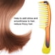 thumbnail image 2 of Peine de dientes anchos Cepillo para cabello desenredante Peine ancho Peine para desenredar Peine para paletas Peine para el cuidado Peine para peinar, el mejor peinado para cabello largo Ecomeon  no, 2 of 5