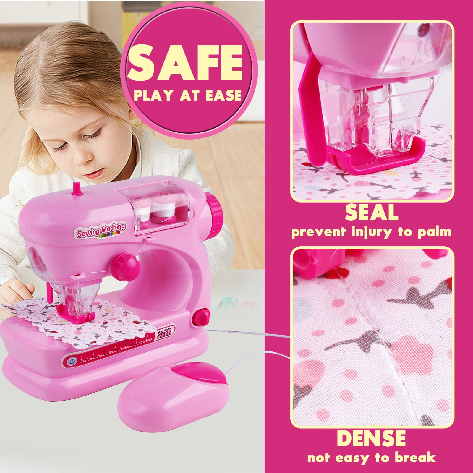 NETNEW Play Kitchen Home Appliances Kids Pretend Toys for Girls 3-6 Years  Coffee Maker and Toaster 