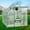 6 x 8FT, variant on 8' x 6' Walk-in Greenhouse for Outdoor, Garden Greenhouse with Metal Frame, Sliding Door, Adjustable Roof Vent and Rain Gutter, Backyard Greenhouse for Plants in Winter