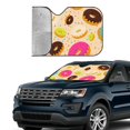 thumbnail image 2 of Yiaed Donuts Print Car Windshield Sunshade Front Auto Car Front Window Sun Shade Foldable Sun Visor Shield Cover Auto Accessories for Sedan SUV Truck-Medium, 2 of 5